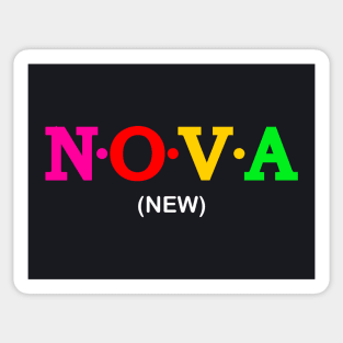 Nova  - New. Sticker